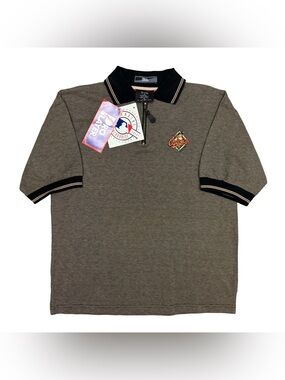 Vintage 90s Baltimore Orioles MLB Pro Player Quarter Zip Polo Shirt NWT M